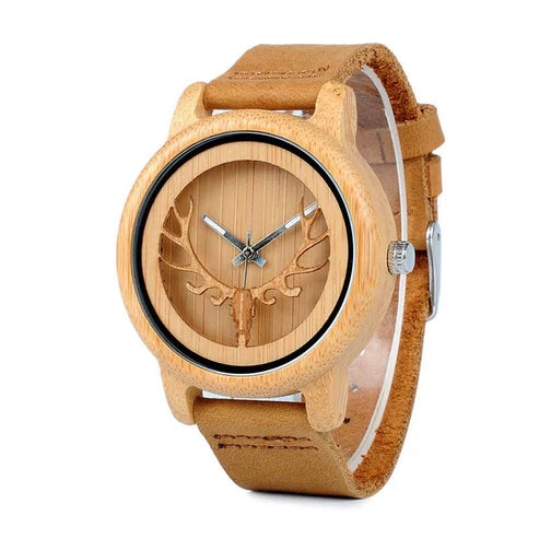 “GA Series Premium Casual Wooden Watch – Stylish & Unique Gift for Lovers”