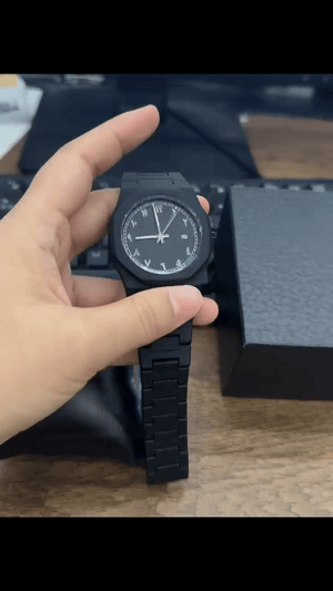 Arabic stainless steel Men watch